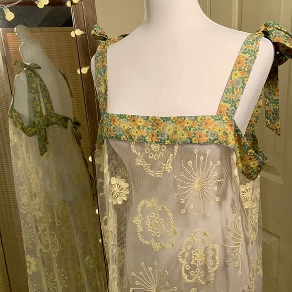 Free People Intimately Bali Flower Fields Maxi Slip - Picture 6 of 13